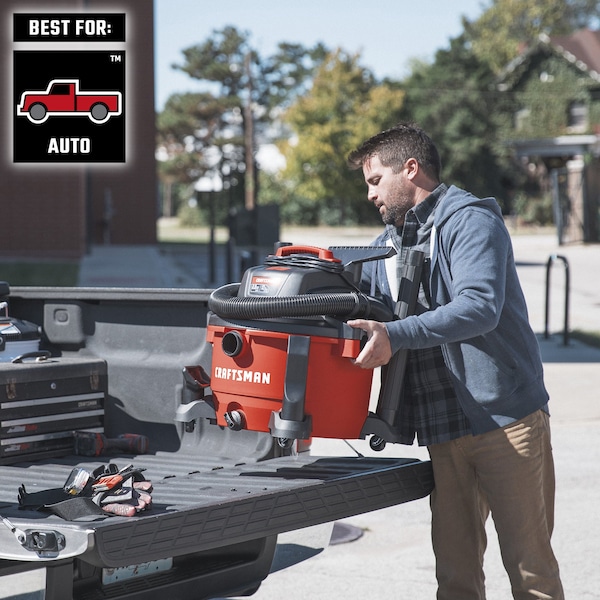 Craftsman 2-1/2 in. LED Lighted Car Nozzle Wet/Dry Shop Vacuum Attachment - CMXZVBE38337