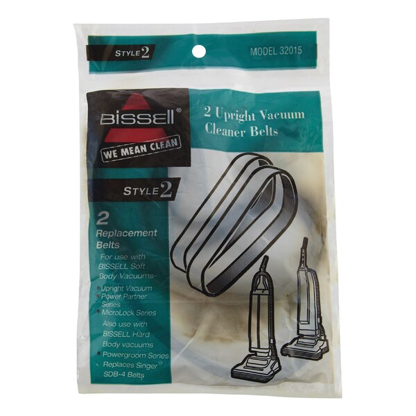 Bissell Bissell Vacuum Belt For Upright Vacuums 2 pk - 32015