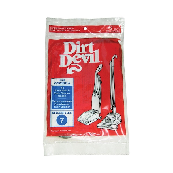 Dirt Devil Dirt Devil Vacuum Belt For Belt 2 pk - 3400615001