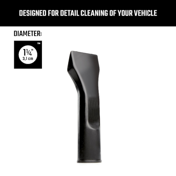 Craftsman 1-1/4 in. Car Nozzle Wet/Dry Vac Attachment for Shop Vacuums - CMXZVBE38690