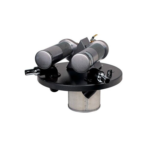 Guardair Guardair 55 Gallon Dual B Pneumatic Vacuum Generating Head w/ Two 1.5" Inlets - N552BX2
