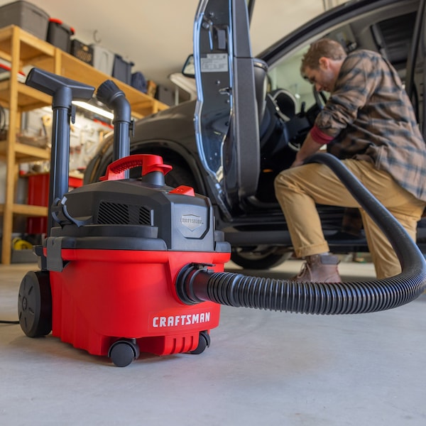 Craftsman DUAL-FIT Dusting Brush Wet/Dry Vac Attachment for 1-1/4 in. - 1-7/8 in. Hoses - CMXZVBE27159