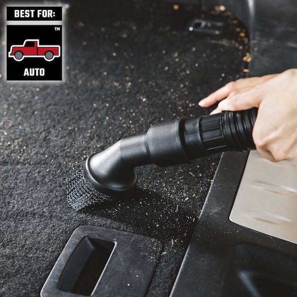 Craftsman DUAL-FIT Dusting Brush Wet/Dry Vac Attachment for 1-1/4 in. - 1-7/8 in. Hoses - CMXZVBE27159