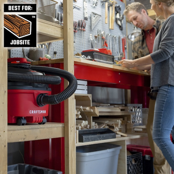 Craftsman DUAL-FIT Dusting Brush Wet/Dry Vac Attachment for 1-1/4 in. - 1-7/8 in. Hoses - CMXZVBE27159