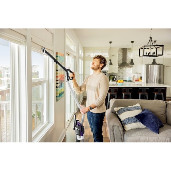 Bissell BISSELL AeroSwift 1009 Vacuum Cleaner, 12 in W Cleaning Path, White - 2612