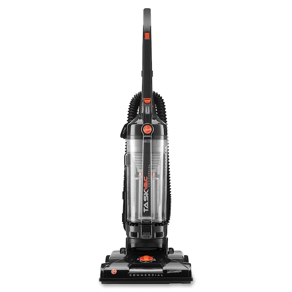 Hoover Taskvac Commercial Bagless Upright Vacuum, 12.Amp, BK - HVRCH53010