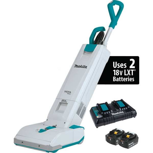 Makita Upright Vacuum, 67cfm, HEPA, 1 1/4gal. - XCV19PG