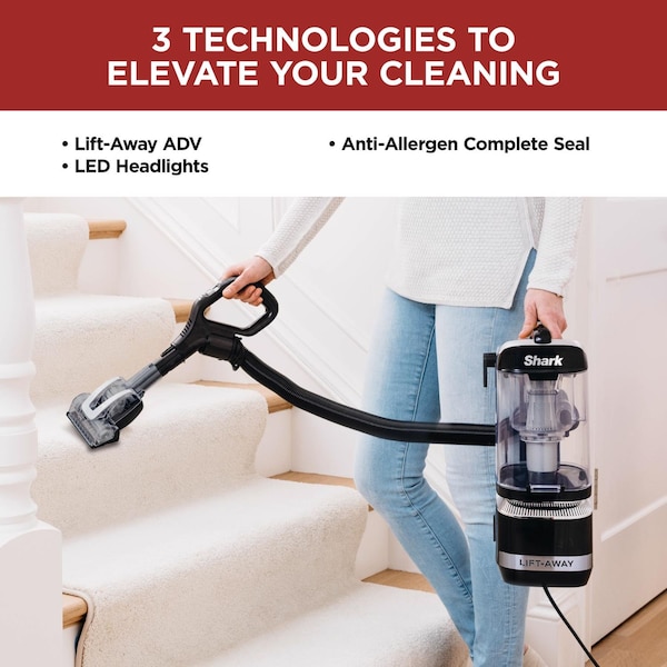 Shark Shark Navigator Bagless Corded Foam Filter/HEPA Upright Vacuum - LA322