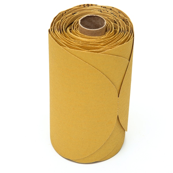 Rollo de Discos de Oro Stikit de 3M, 01212, 6", P100, Paquete de 6 - 01212