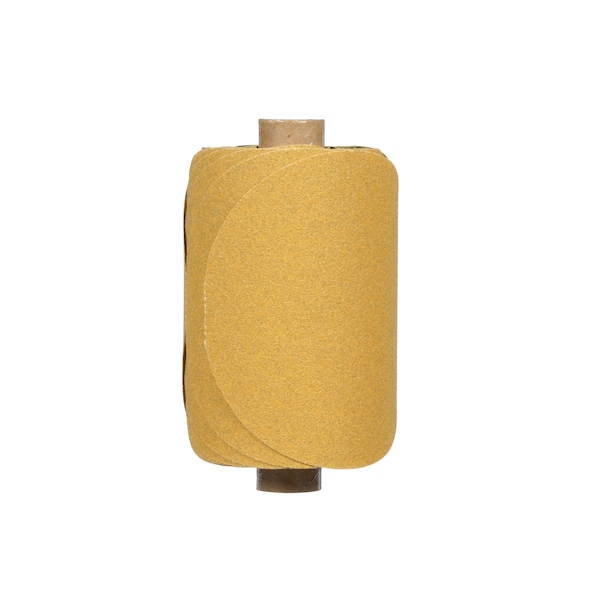 Rollo de Discos Dorados Stikit de 3M, 01198, 5", P80A, Paquete de 12 - 01198