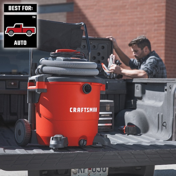 Craftsman 2-1/2 in. Dusting Brush Wet/Dry Vac Attachment for Shop Vacuums - CMXZVBE37413