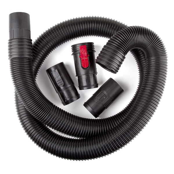 Workshop Wet/Dry Vacs 2-1/2-Inch x 7-Feet DUAL-FLEX Locking Vac Hose for Wet/Dry Shop Vacs - WS25020A