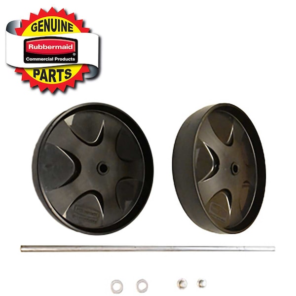 Rubbermaid Commercial Wheels/Axle Parts For Rubbermaid Hygen M - FG9T73L9GRAY