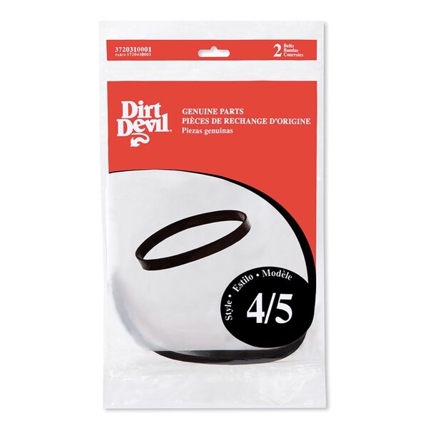 Dirt Devil Dirt Devil Vacuum Belt For Upright Vacuums 2 pk - 3720310001