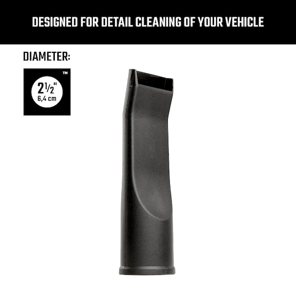 Craftsman 2-1/2 in. Car Nozzle Wet/Dry Vac Attachment for Shop Vacuums - CMXZVBE38620
