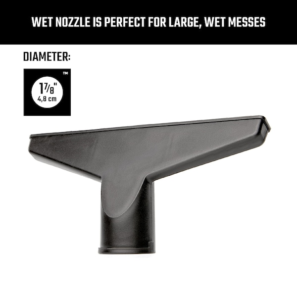 Craftsman 1-7/8 in. Wet Nozzle Wet/Dry Vac Attachment for Shop Vacuums - CMXZVBE38683