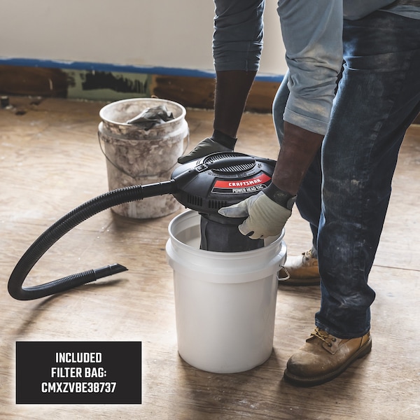 Craftsman Wet/Dry Vac Powerhead, 1.75 Peak HP Bucket Vacuum - CMXEVBE17678