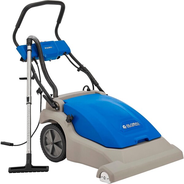 Global Industrial Wide Area Carpet Vacuum Cleaner, 30in Cleaning Width - 641830