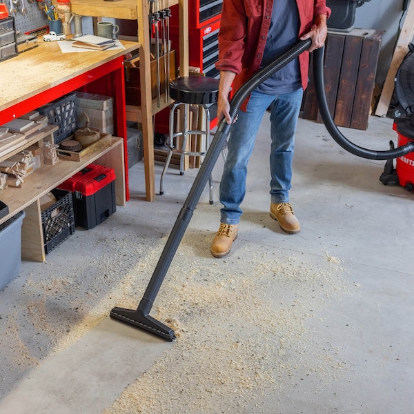 Craftsman 2-1/2 in. Floor Brush Wet/Dry Vac Attachment, 14 in. Wide Vacuum Accessory - CMXZVBE38633