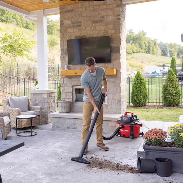 Craftsman 2-1/2 in. Floor Brush Wet/Dry Vac Attachment, 14 in. Wide Vacuum Accessory - CMXZVBE38633