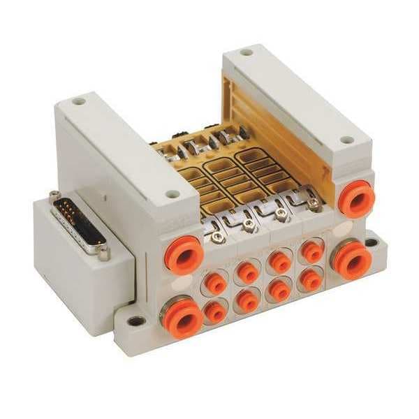 Smc Manifold, 4 Station, VQ Series, D-Sub - VV5Q21-04C8FU3-NS