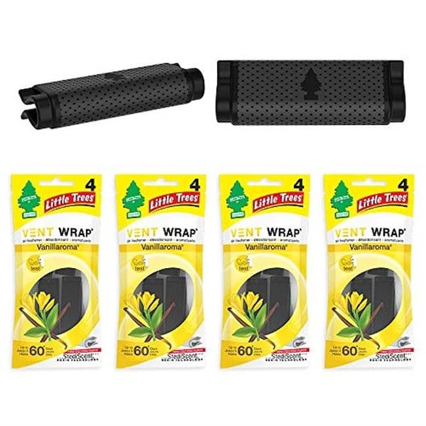 Car Freshner Car Freshner CTK5273224 Vanillaroma Vent Wrap Air Freshener; Pack of 4 - C15-CTK5273224