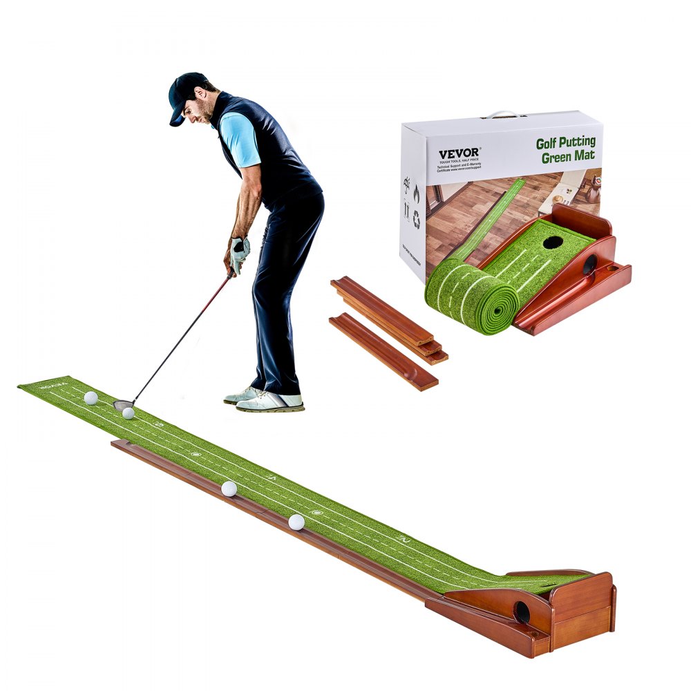 VEVOR Golf Putting Mat Indoor Golf Putting Green Golf Training Practice Aid - ZFXKZDHQTGDLUGZN2V0