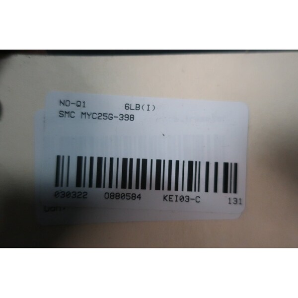 Smc 25Mm 0.8Bar 398Mm Rodless Cylinder - MYC25G-398