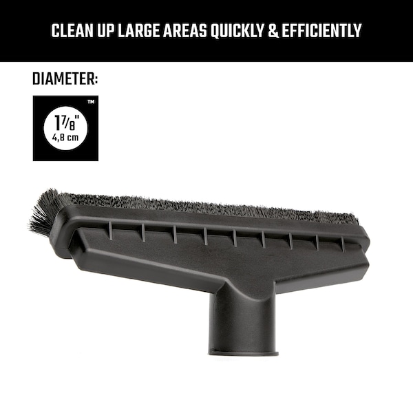 Craftsman 1-7/8 in. Floor Brush Wet/Dry Vac Attachment for Shop Vacuums - CMXZVBE38666