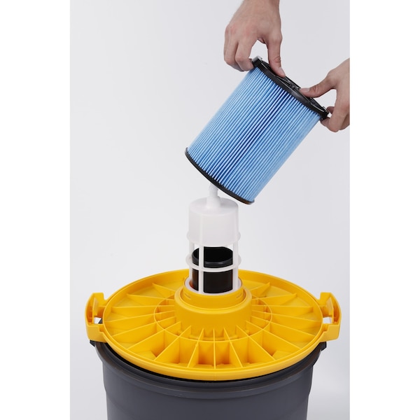 Workshop Wet/Dry Vacs Fine Dust Replacement Filter for 5-16 Gallon Wet/Dry Shop Vacuums - WS22200F