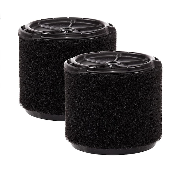 Workshop Wet/Dry Vacs 2pk Wet Application Replacement Filter for 3-4 Gal. Wet/Dry Shop Vac, 2PK - WS14045F2