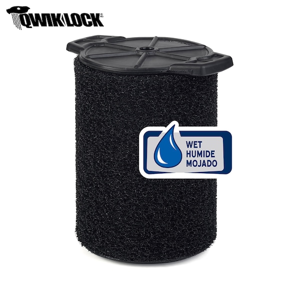 Workshop Wet/Dry Vacs 2pk Wet Application Replacement Filter for 5-16 Gal. Wet/Dry Vacuum, 2PK - WS24200F2