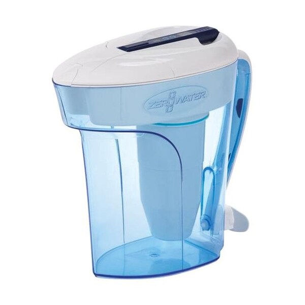 Zerowater Zerowater 4934246 Ready-Pour 96 oz Blue Water Filtration Pitcher - 4934246
