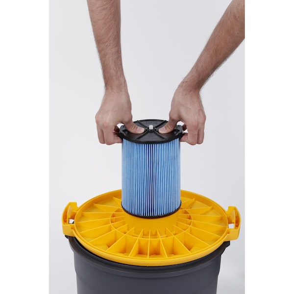 Workshop Wet/Dry Vacs 2pk WS2200F2 Fine Dust Replacement Filter for 5-16 Gallon Wet/Dry Shop Vacuums, 2PK - WS22200F2