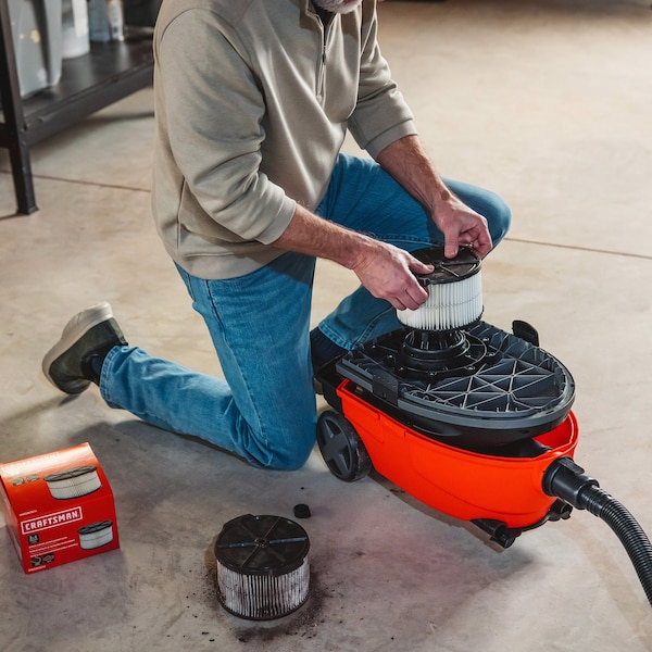 Craftsman General Purpose Wet/Dry Vac Replacement Filter for 4 Gal. Shop Vacuums - CMXZVBE38741