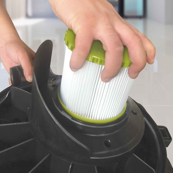 Sun Joe Universal Replacement HEPA Filter for  Wet / Dry Vacuums | Fits Vacuums 16 Gal | 2 Pack - SWD-HEPA-2PK