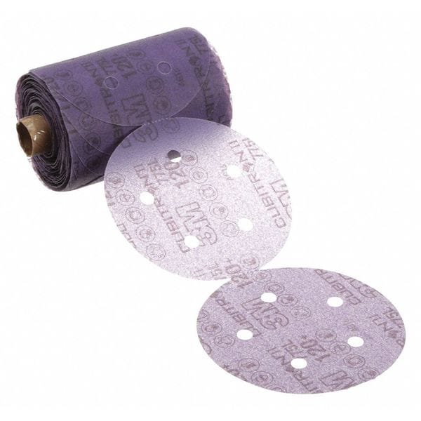 Rollo de discos de lija 3M Cubitron PSA, recubierto, 5" de diámetro - 7100045944