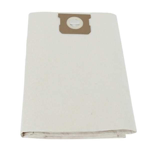 Dayton Vacuum Bags, Fits Dayton Vacuum Brand, Dry, Paper, 2-Ply, Std, 61HW10, 5 PK - 61HW10
