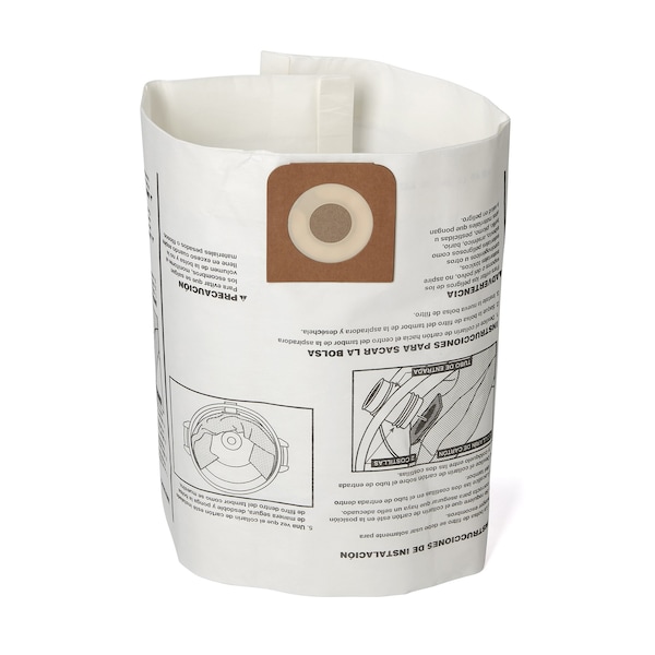 Craftsman General Purpose Wet/Dry Vac Dust Bags for 16 and 20 Gal. Shop Vacuums, 3PK - CMXZVBE38749