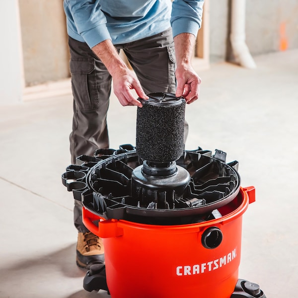 Craftsman Wet Application Replacement Filter for 5 to 20 Gallon Shop Vacuums - CMXZVBE38773