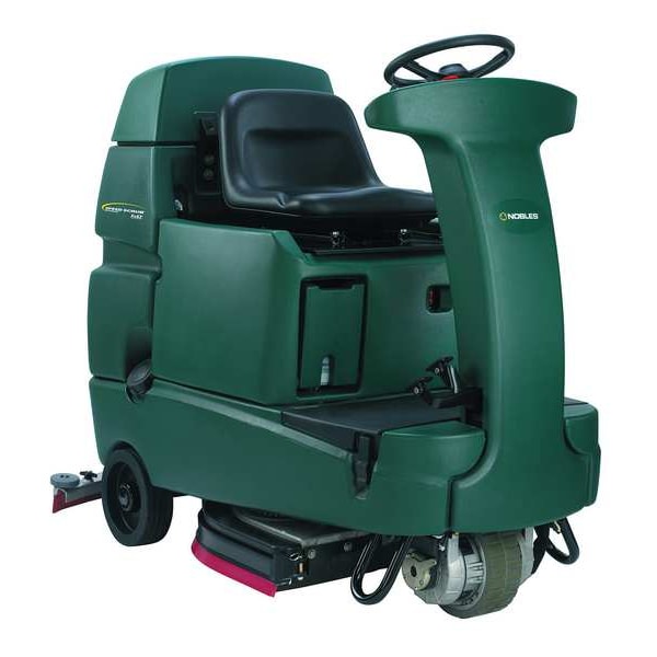 Nobles Rider Floor Scrubber, Compact, Disc, 32 In. - MV-SSR-0013