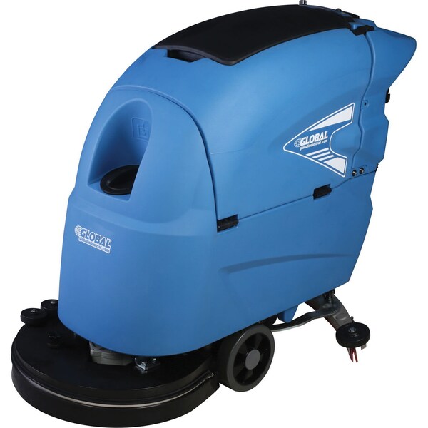 Global Industrial 20 Auto Floor Scrubber, Traction Drive, Two 115 Amp Batteries - 641244