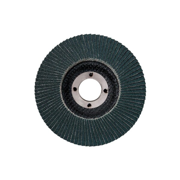 Disco de láminas Metabo Flap Disc 4 1/2" Flapper Plus 120 5/8"-11 T27 Fiberglass - 656426000.
