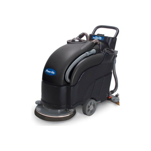 Powr-Flite Powr-Flite Predator Auto Battery Floor Scrubber, 17" Cleaning Path - PAS17BA-BC