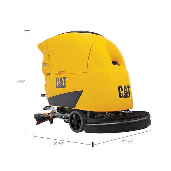 Cat C20T Auto Floor Scrubber With Traction Drive, 20 Cleaning Path - T55/50 BT-CAT