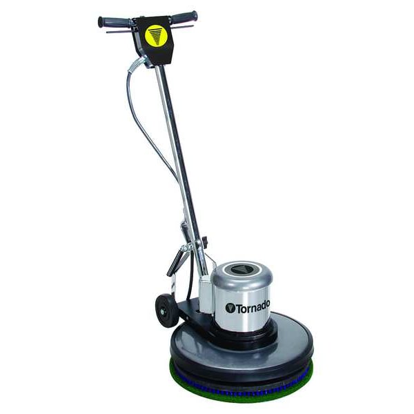 Tornado Floor Scrubber, Single, 17 In, 1.5HP, 175rpm - 97590