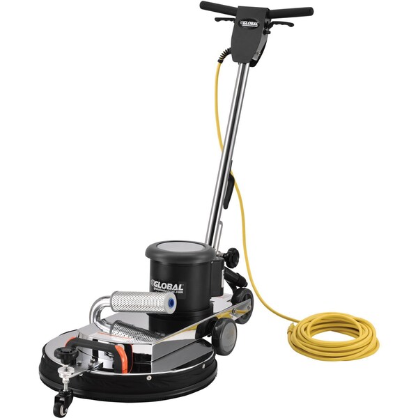 Global Industrial Corded 20 Floor Burnisher W/ Dust Control, 120V - 641311