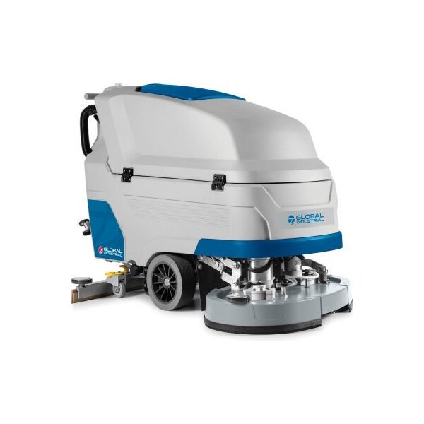 Gec Global Industrial Auto Floor Scrubber with Traction Drive 34in Cleaning Path - 641840
