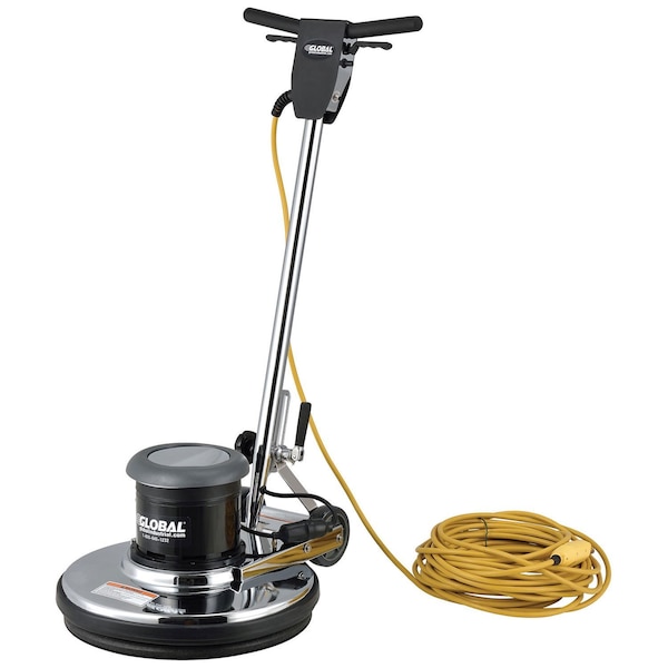 Global Industrial Corded Floor Machine, Dual Speed, 20 Cleaning Width - 641253