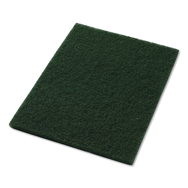 Americo Scrubbing Pads, 14" x 20", Green, PK5 - 40031420